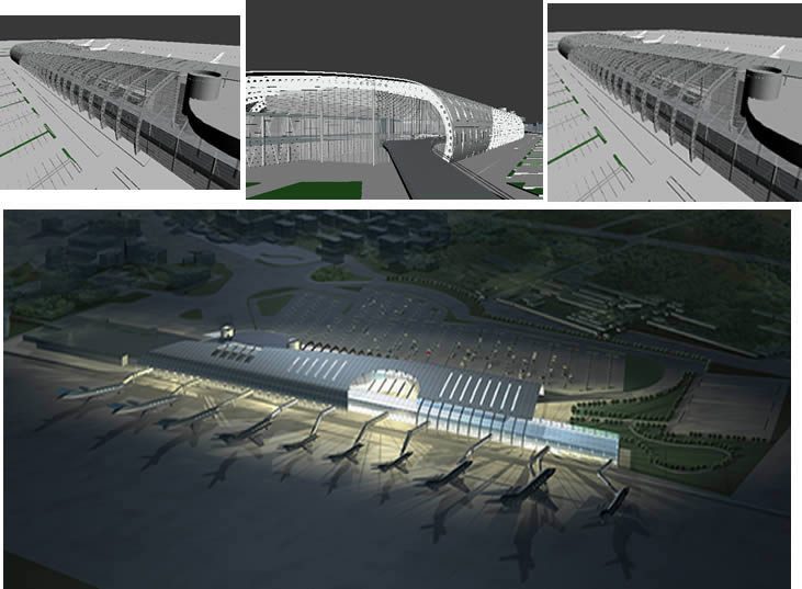 Flughafen 3D max