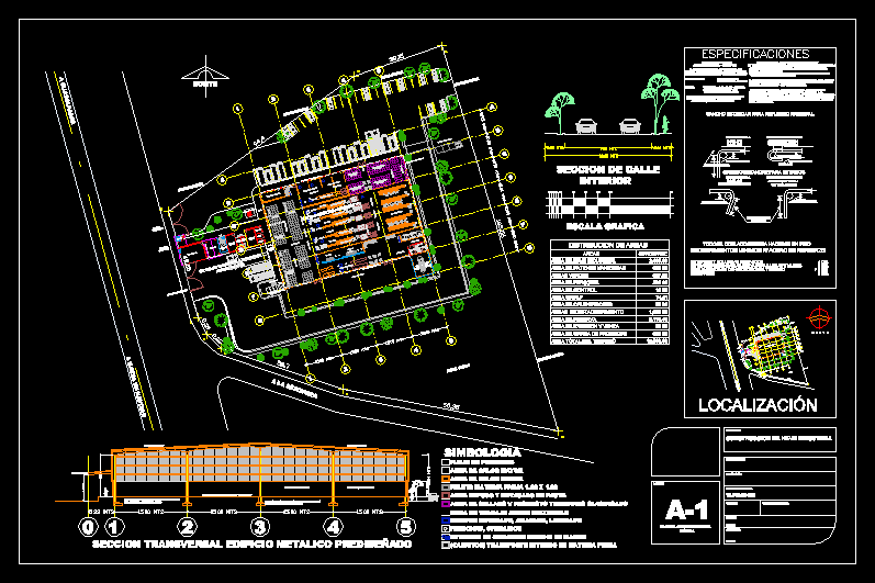 Bau eines Industrielagers