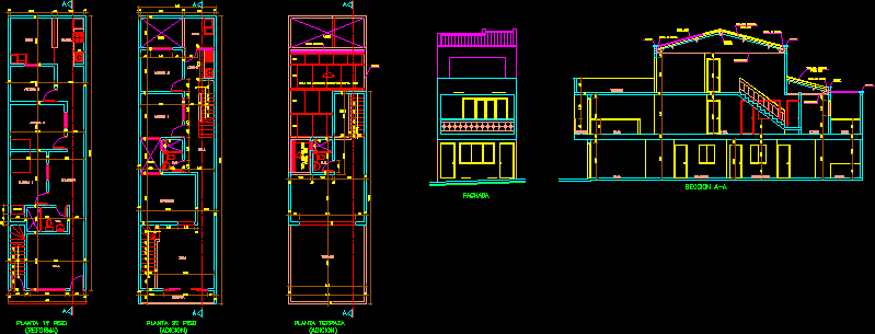 Two-family house - architectural