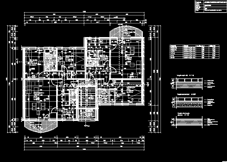 Architectural drawing of the plan of a building