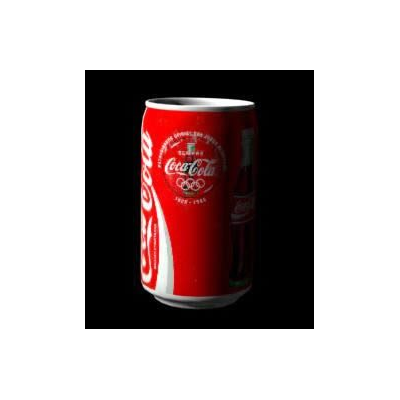 Lata de coca cola 3d