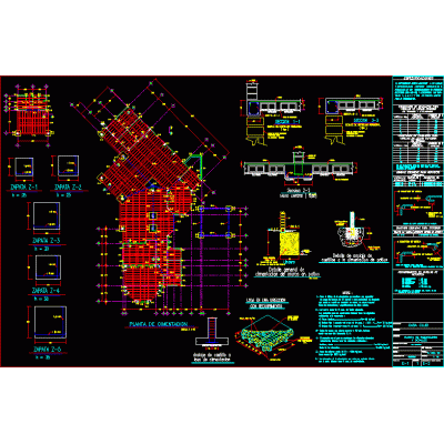 Corte estructural de vivienda