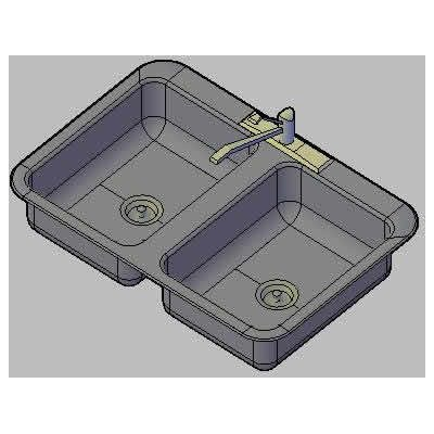 Fregadero 3d
