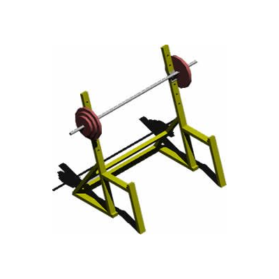 Maquina de sentadilla 3d
