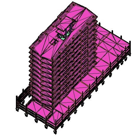 Predio ncl - estructura em concreto de edificio