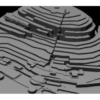Complejo hotelero 3d