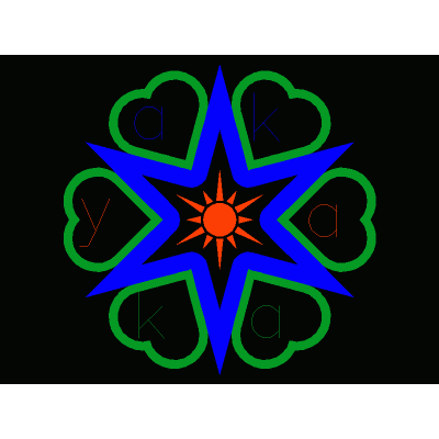 Star Sun and Hearts Logo