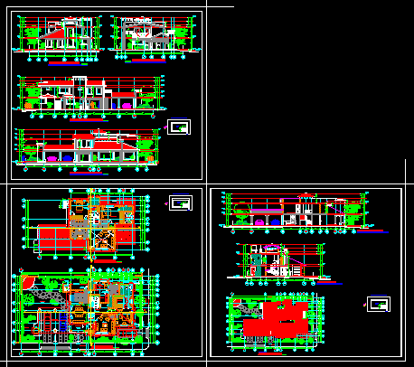 Architectural plans of residence