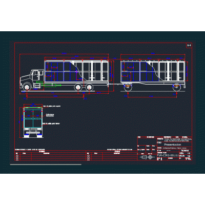 Tren furgon comercial