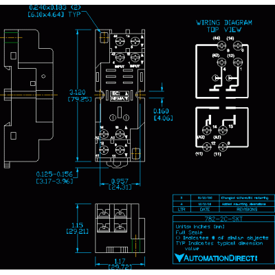 Reles y sockets relay