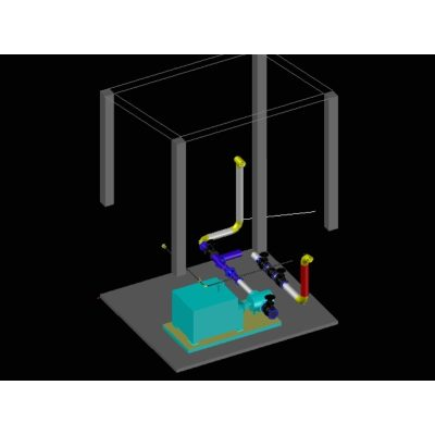 Modélisation 3D d'une bombe sci dans un pétrolier