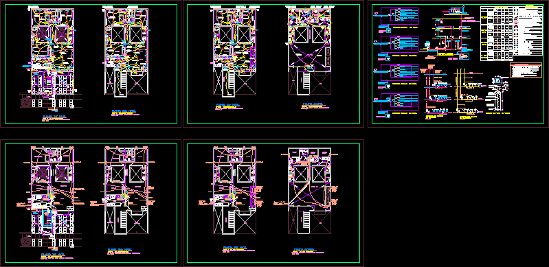 Plan of electrical installations