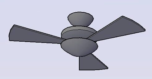 ventilateur de plafond 3d