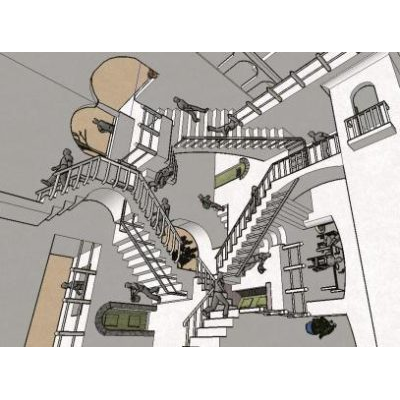 La relatividad; mc escher skp