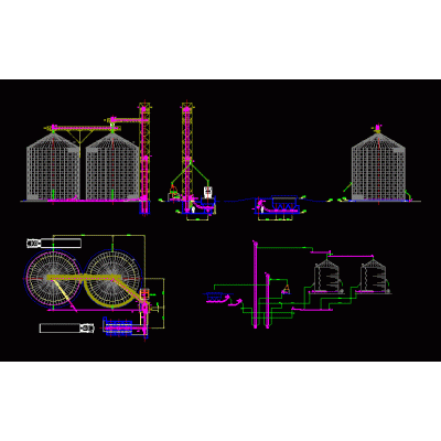 Planta de 2 silos de 3500 tm zip