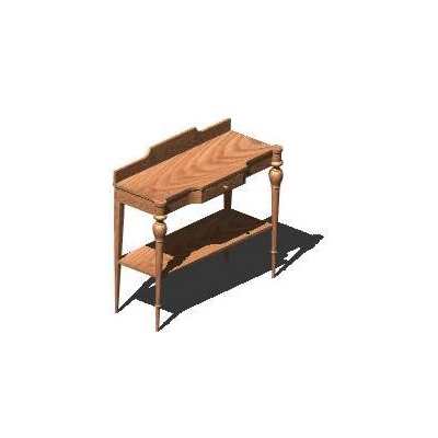 Elegante Consola de Madera 3D