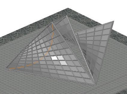 Gitter 3d – hyperbolisches Paraboloid – aktive Oberfläche