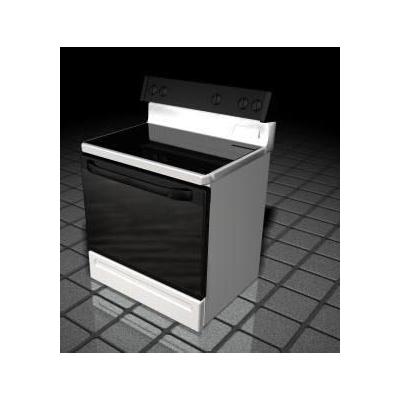 Elegante Cocina Electrica 3D