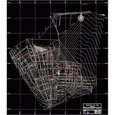Mapa Topografico de Barranco de Loba