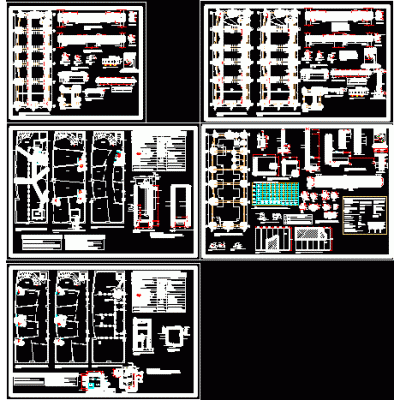 Structures and facilities of corporate building