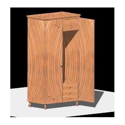 Armario de Esquina en Madera