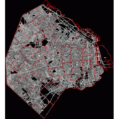 Manzanas; calles y barrios de la ciudad de buenos aires