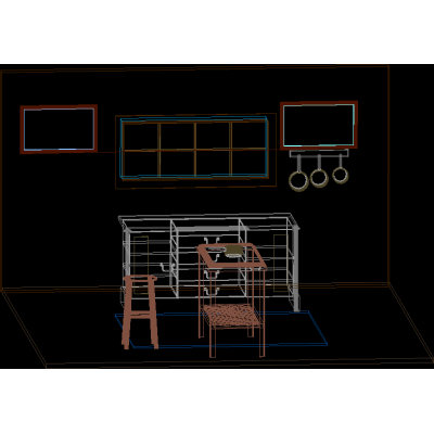 Cocina en 3d
