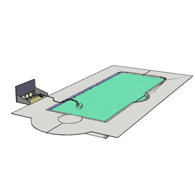 Sistema hidrosanitario para piscina
