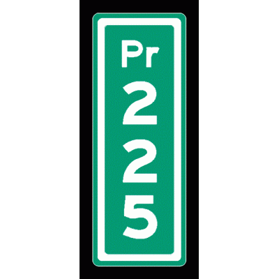 Poste de Senalizacion Vial 225