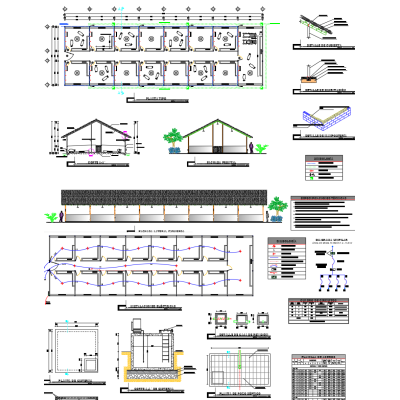Detalles Constructivos de una Granja porcina