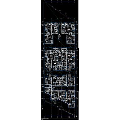 Planta Arquitectónica de Edificio Multifamiliar