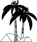 2d palm trees