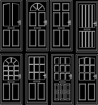 doors in elevation