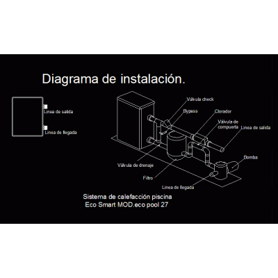 Diagrama de instalacion eco smart eco pol 27