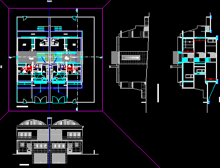 Unterteilung - Doppelhäuser