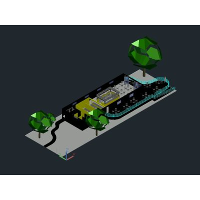 Restaurante - bar 3d
