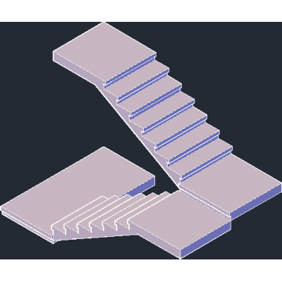 Escalera 3d