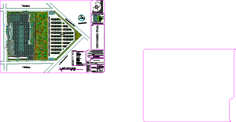 Implantation du centre commercial régional (partie 1)