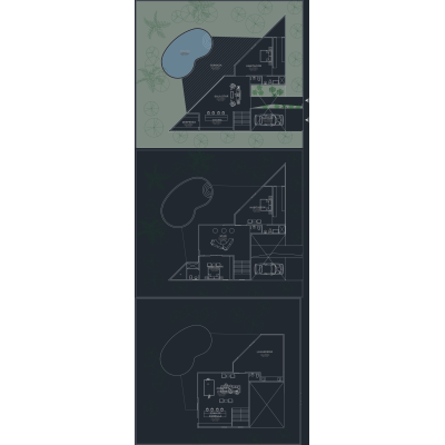 Plano de Vivienda Triangular