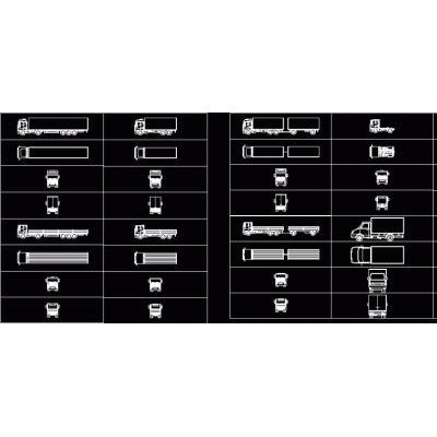 Varios tipos de vehiculos  - camiones