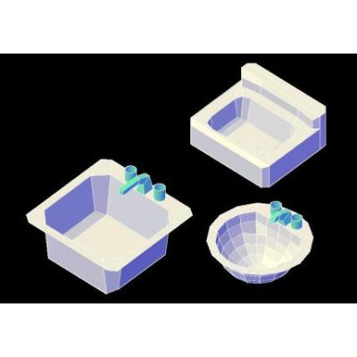 Mobiliario 3d servicios higienicos