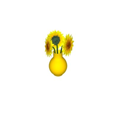 Girasoles en Jarron Elegante