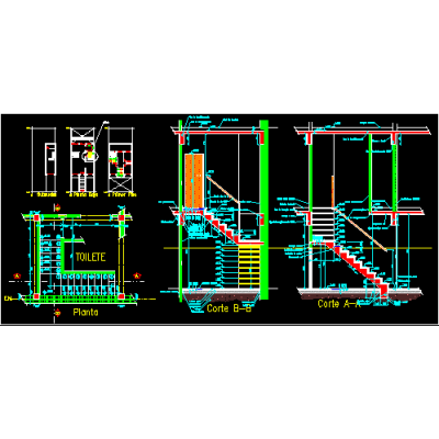 Escalera de servicio