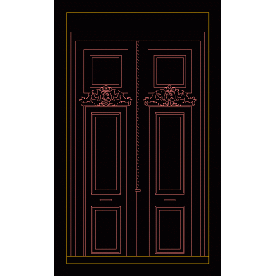 Puerta casa senorial antigua
