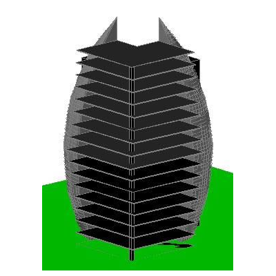 Edificio oficinas 3d