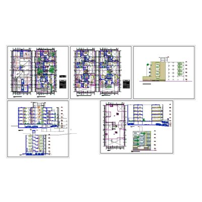 Plano Completo de Vivienda Multifamiliar