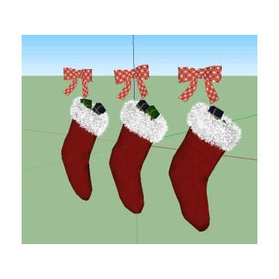 Medias de navidad 3d