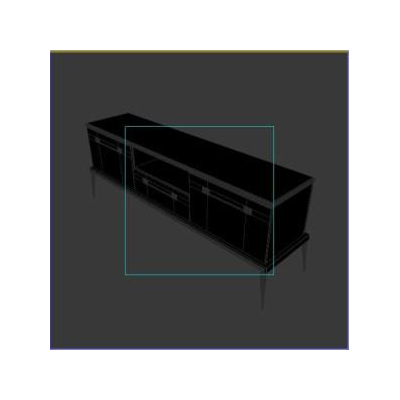 Mueble bajo para TV y biblioteca