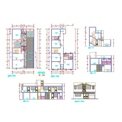Vivienda unifamiliar de dos niveles