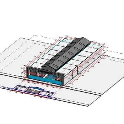 Proyecto de pasaje comercial - revit 2019